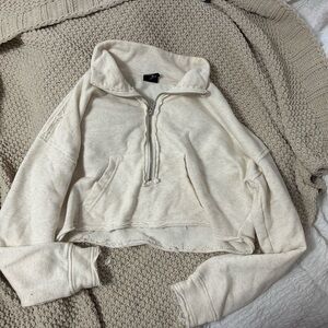 Chrome Hearts Cream Zip-Up Hoodie
